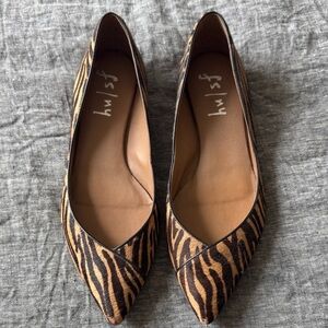 French Sole Animal Print Flats